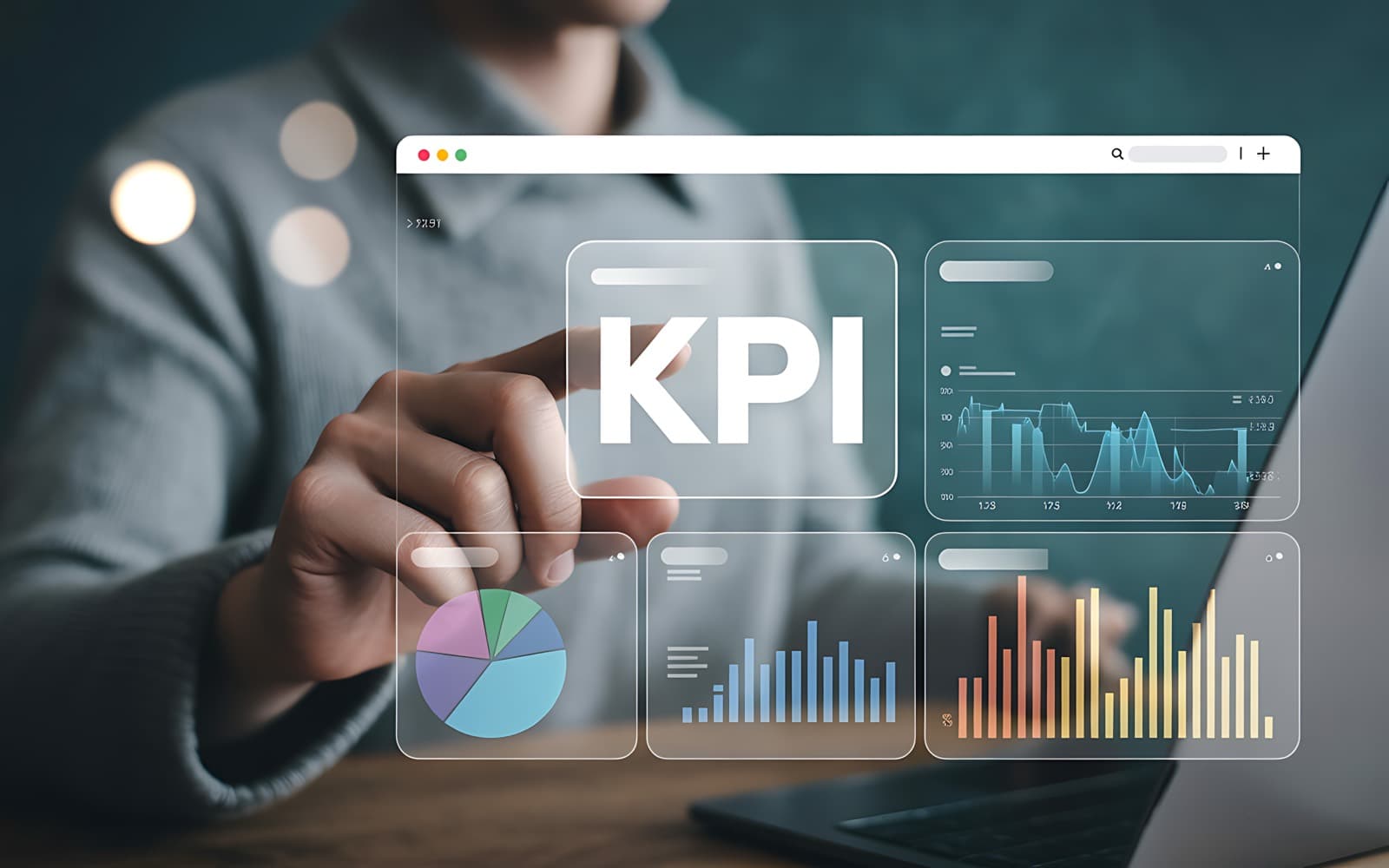 Dashboard KPI affiché dans un navigateur